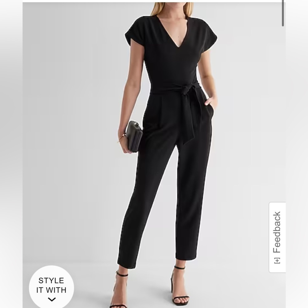 Black express jumpsuit